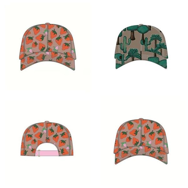 2 colors hight quality strawberry baseball caps cotton cactus letter caps summer women sun hats outdoor men caps women snapback ca215z, Blue;gray 
2 colors hight quality strawberry baseball caps cotton cactus letter caps summer women sun hats outdoor men caps women snapback ca215z, Blue;gray