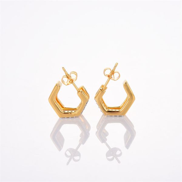 ins style simple double-layer hexagonal earrings stud temperament fashion high-end all-match women's jewelry gift accessories, Golden;silver
ins style simple double-layer hexagonal earrings stud temperament fashion high-end all-match women's jewelry gift accessories, Golden;silver