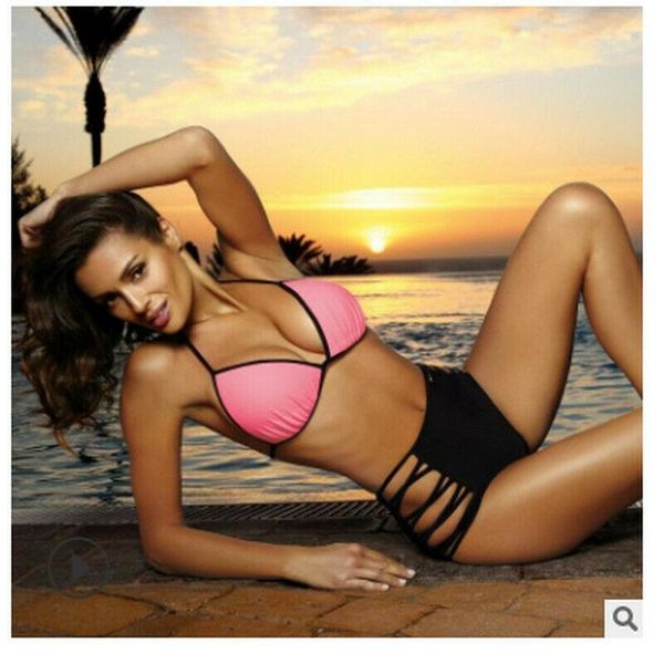 women's swimwear women's bikini set suit 2022 womens high waist padded push-up swimsuit bathing patchwork tankini, White;black
women's swimwear women's bikini set suit 2022 womens high waist padded push-up swimsuit bathing patchwork tankini, White;black