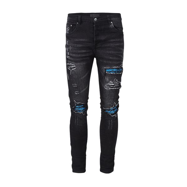 mens jeans 2022 new design european and american fashion trend patch hole washing sanding button placket leisure slim feet tight pants teena, Blue
mens jeans 2022 new design european and american fashion trend patch hole washing sanding button placket leisure slim feet tight pants teena, Blue