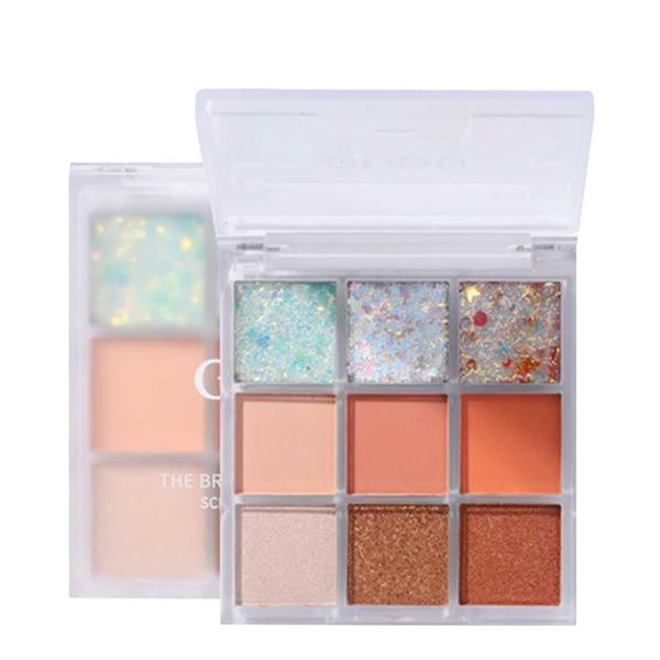 glitter eye shadow palette bright 9 colors highly pressed pigmented shimmer sequined palettes self adhesive waterproof long lasting eyeshado
glitter eye shadow palette bright 9 colors highly pressed pigmented shimmer sequined palettes self adhesive waterproof long lasting eyeshado