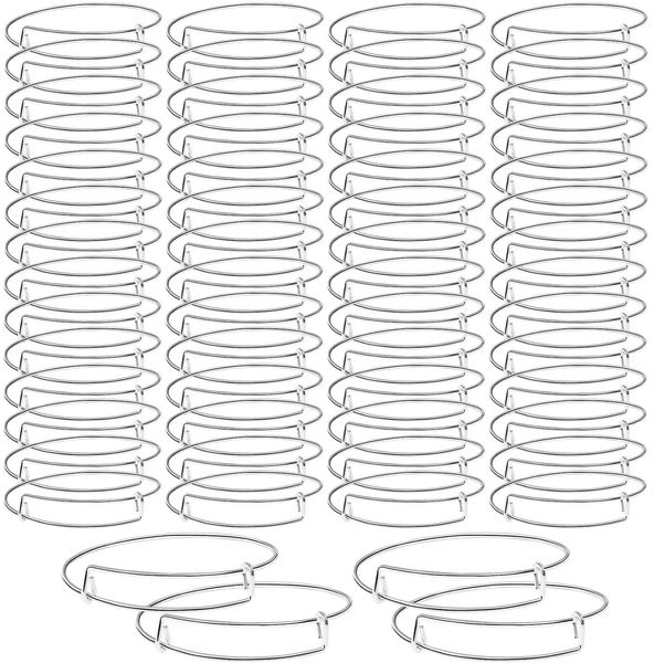 chains upins expandable blank bangle bracelets adjustable wire for diy jewelry making sier amfgg, Silver
chains upins expandable blank bangle bracelets adjustable wire for diy jewelry making sier amfgg, Silver