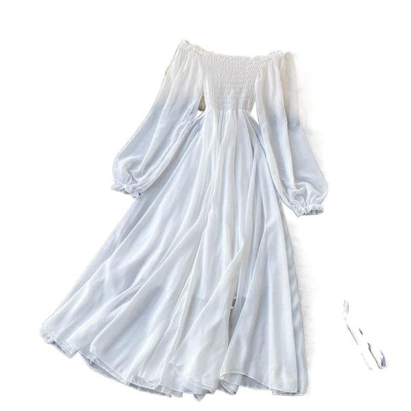 casual dresses white dress elegant fairy chiffon off shoulder maxi long sleeve beach women boho autumn clothes 2022 vintage 89gh#, Black;gray
casual dresses white dress elegant fairy chiffon off shoulder maxi long sleeve beach women boho autumn clothes 2022 vintage 89gh#, Black;gray