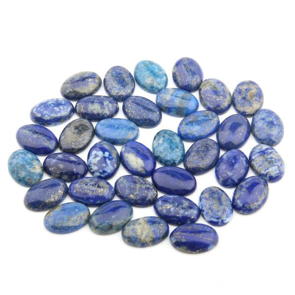 natural lapis lazuli oval flat back gemstone cabochons healing chakra crystal stone bead cab covers no hole for jewelry craft making, Black
natural lapis lazuli oval flat back gemstone cabochons healing chakra crystal stone bead cab covers no hole for jewelry craft making, Black
