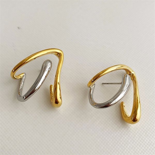 metal irregular abstract european and american style personality retro fashion stud earrings ms travel gift jewelry 220718, Golden
metal irregular abstract european and american style personality retro fashion stud earrings ms travel gift jewelry 220718, Golden