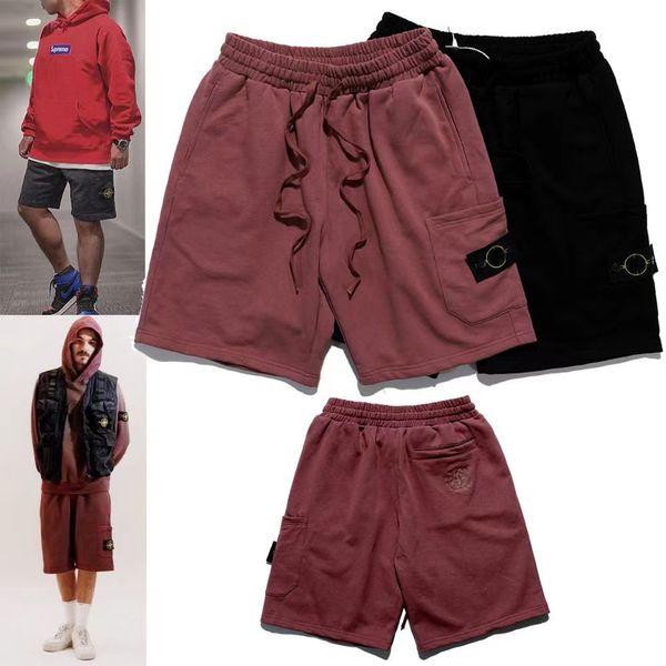 designer men's short stone spring and autumn fashion shorts island sports wind pants, White;black
designer men's short stone spring and autumn fashion shorts island sports wind pants, White;black