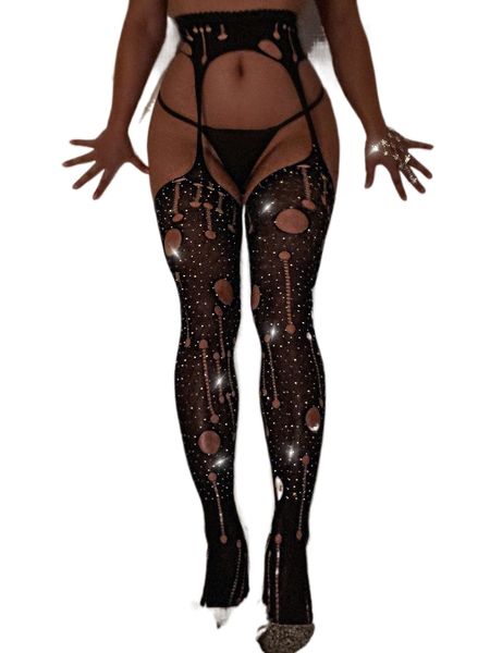 rhinestone studded fishnet tights p6q7#, Black;red
rhinestone studded fishnet tights p6q7#, Black;red