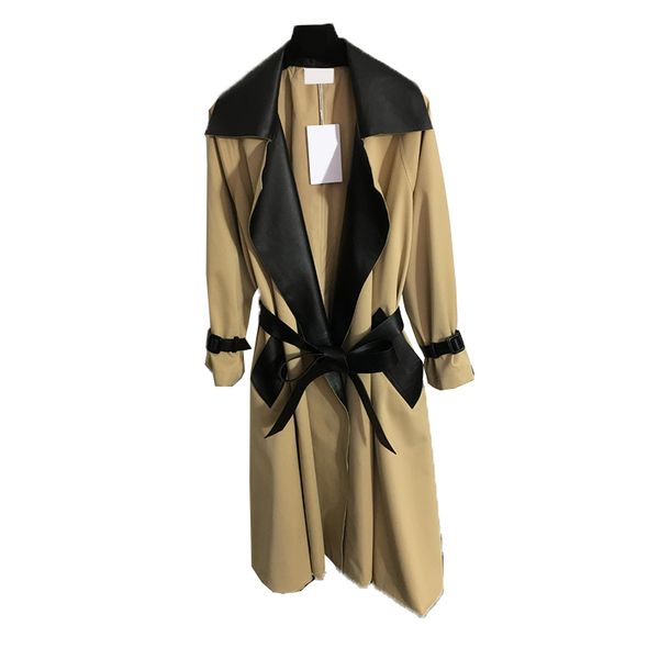fashion lapel neck trench coats women big pocket personality windbreaker gift for wife coat jackets, Tan;black
fashion lapel neck trench coats women big pocket personality windbreaker gift for wife coat jackets, Tan;black
