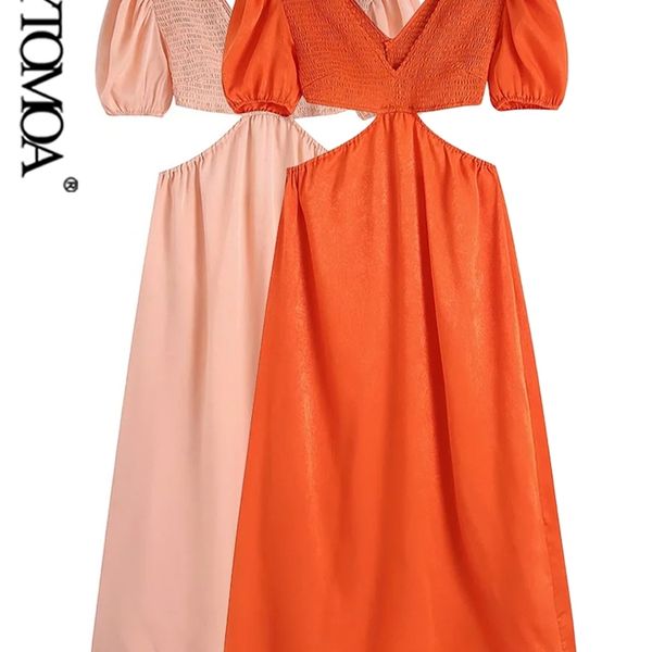 women fashion hollow out smocked midi dress vintage puff sleeve backless party female dresses vestidos mujer 220526, Black;gray
women fashion hollow out smocked midi dress vintage puff sleeve backless party female dresses vestidos mujer 220526, Black;gray