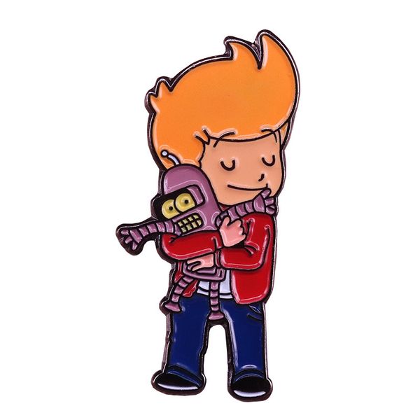 fry bender robot funny hug pin brooch cute cartoon badge friends gift shirts backpack accessory, Blue
fry bender robot funny hug pin brooch cute cartoon badge friends gift shirts backpack accessory, Blue