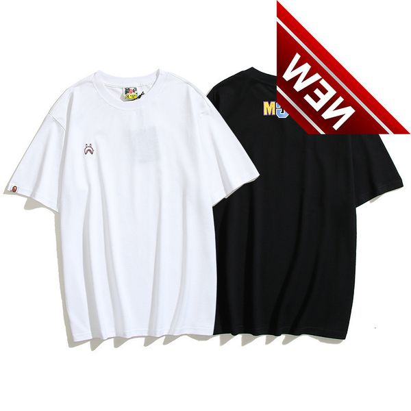 new fashion bap badge embroidery small label ape man leisure trend loose men and women lovers short sleeve t, White;black
new fashion bap badge embroidery small label ape man leisure trend loose men and women lovers short sleeve t, White;black
