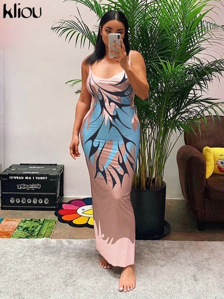 party club maxi dress women aesthetic print silky casual straight camis robe v-neck backless slim female attirewear, Black;gray
party club maxi dress women aesthetic print silky casual straight camis robe v-neck backless slim female attirewear, Black;gray