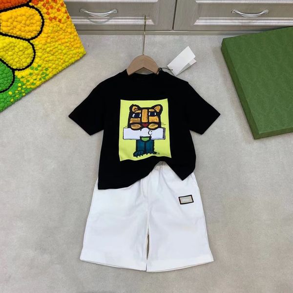 child designer clothe sets childrens kids short sleeve t-shirt with letters cat print shorts set suit brand boys clothing cotton tees size 9, White
child designer clothe sets childrens kids short sleeve t-shirt with letters cat print shorts set suit brand boys clothing cotton tees size 9, White