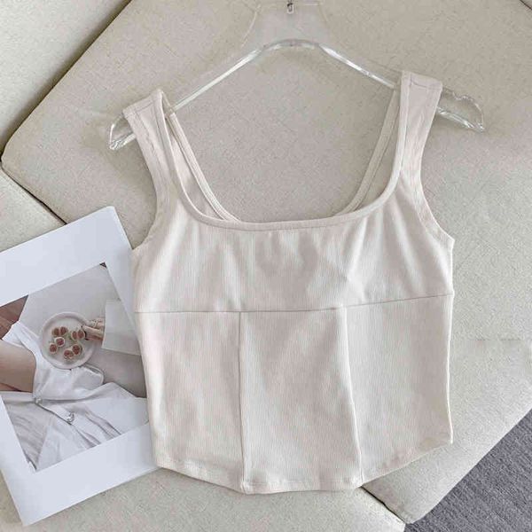 women's tanks & camis mungs one eye super a hem arc distinctive splicing suspender vest two colors can be entered 4huu, White
women's tanks & camis mungs one eye super a hem arc distinctive splicing suspender vest two colors can be entered 4huu, White