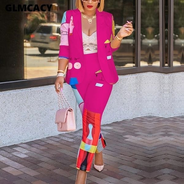 women two piece outfits set cartoon printed notched lapel collar blazer & high waist bodycon skinny pants plus size suit y200110, White
women two piece outfits set cartoon printed notched lapel collar blazer & high waist bodycon skinny pants plus size suit y200110, White