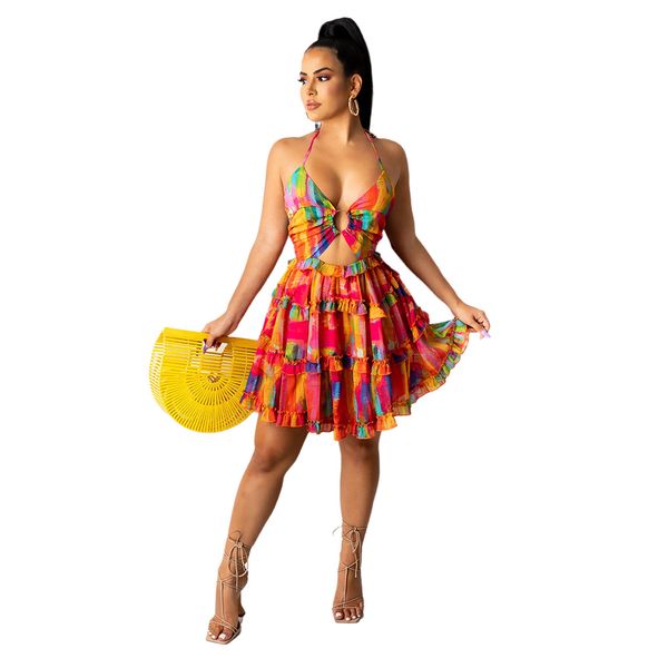 casual dresses chronstyle tie dyeing print beach style dress 2022 summer off shoulder hollow out halter backless lace-up high waist mini, Black;gray
casual dresses chronstyle tie dyeing print beach style dress 2022 summer off shoulder hollow out halter backless lace-up high waist mini, Black;gray