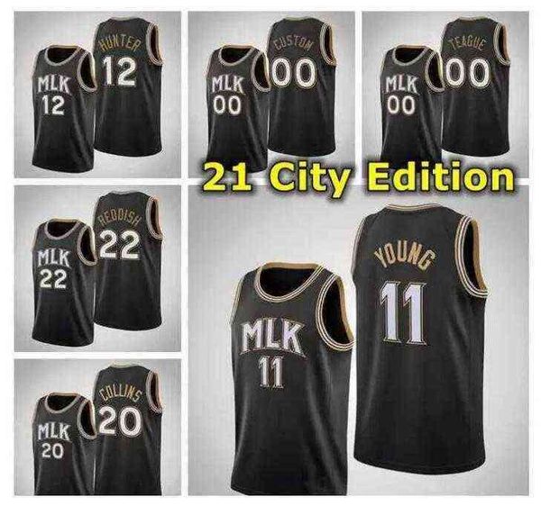 2021 mens pressing customized basketball jersey 20 collins 00 teague 11 young 22 reddish 12 hunter 15 capela 17 okongwu 3''nba, Black
2021 mens pressing customized basketball jersey 20 collins 00 teague 11 young 22 reddish 12 hunter 15 capela 17 okongwu 3''nba, Black
