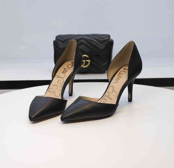 sandals samedelman full leather hollow high heels inside outside spring summer pointed female thin, Black
sandals samedelman full leather hollow high heels inside outside spring summer pointed female thin, Black