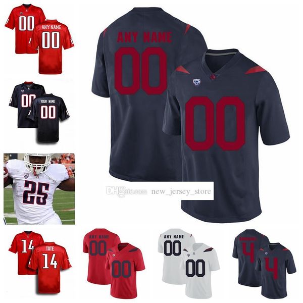 ncaa custom arizona college wildcats football jerseys stitched tony ellison shun brown brandon dawkins dane cruikshank nick wilson jersey, Black
ncaa custom arizona college wildcats football jerseys stitched tony ellison shun brown brandon dawkins dane cruikshank nick wilson jersey, Black