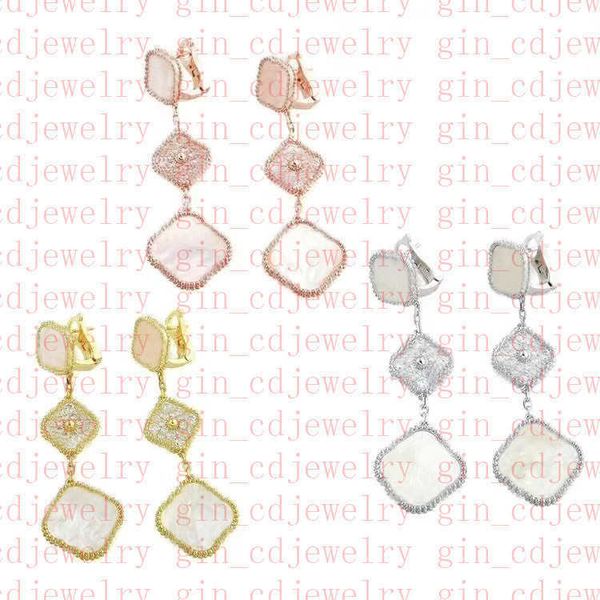 designer classic lucky clover earrings tricolor plating women and girls valentine's day mother's day engagement jewelry fade free, Golden
designer classic lucky clover earrings tricolor plating women and girls valentine's day mother's day engagement jewelry fade free, Golden