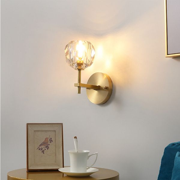 modern gold luxury crystal wall lamp led light for living room background bathroom indoor light fixtures home nordic sconce
modern gold luxury crystal wall lamp led light for living room background bathroom indoor light fixtures home nordic sconce