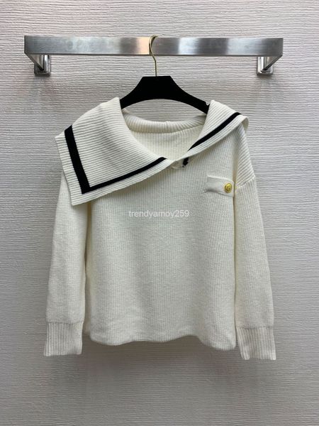 women's knits & tees fashion star guan xiaotong's college style badge gold button decorative sweater loose, White
women's knits & tees fashion star guan xiaotong's college style badge gold button decorative sweater loose, White