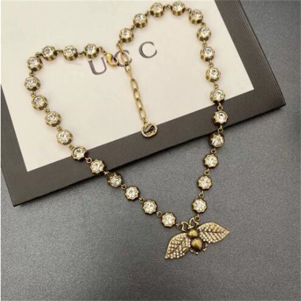 necklace women little bee pendant with diamond for women's collar fashionable temperament necklace gc1272, Silver
necklace women little bee pendant with diamond for women's collar fashionable temperament necklace gc1272, Silver