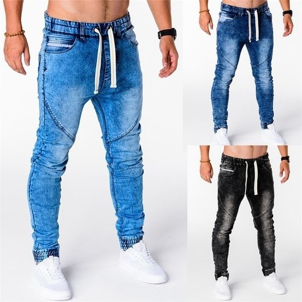 men jeans drawstring high waist desighner jean pants summer mens clothing biker straight denim washed pant trousers black blue 220328
men jeans drawstring high waist desighner jean pants summer mens clothing biker straight denim washed pant trousers black blue 220328