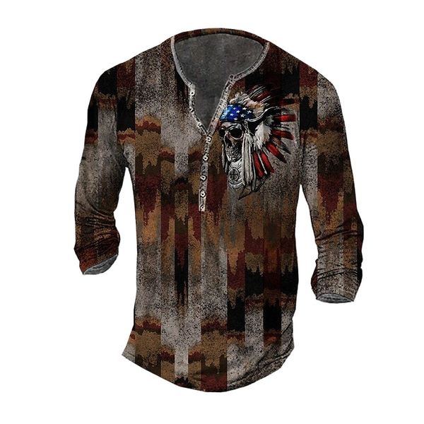 men's henley shirt tee t shirt 3d print graphic skull plus size henley daily sports button-down print long sleeve basic casual classic, White;black
men's henley shirt tee t shirt 3d print graphic skull plus size henley daily sports button-down print long sleeve basic casual classic, White;black