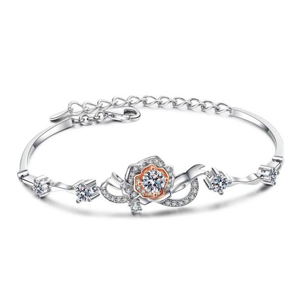 other bracelets trendy 1.4ct d color moissanite rose flower women jewelry 100% 925 sterling silver bracelet with gra birthday gift, Golden;silver
other bracelets trendy 1.4ct d color moissanite rose flower women jewelry 100% 925 sterling silver bracelet with gra birthday gift, Golden;silver
