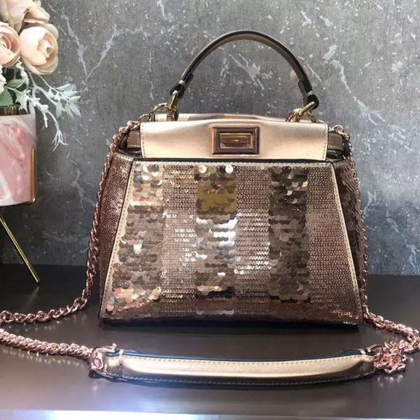 glitter sequins handbag famous middle baquette tote bags genuine leather chain crossbody bag adjustable detachable belt shoulder bag purses, Black;red
glitter sequins handbag famous middle baquette tote bags genuine leather chain crossbody bag adjustable detachable belt shoulder bag purses, Black;red