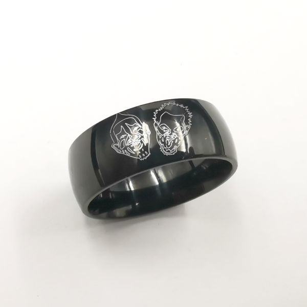 black stainless steel ring icp crazy jeckel brothers hatchetman charm logo for mens 8-12# cool gift for father husband friends, Silver
black stainless steel ring icp crazy jeckel brothers hatchetman charm logo for mens 8-12# cool gift for father husband friends, Silver