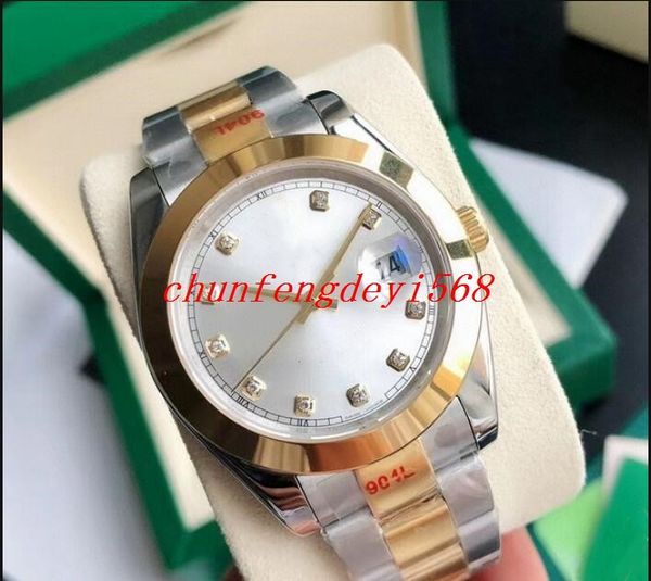 luxury watch 41mm lovers watches diamond mens women gold face 8215 automatic movement sweep wristwatches designer man watch 904l stainless s, Slivery;brown
luxury watch 41mm lovers watches diamond mens women gold face 8215 automatic movement sweep wristwatches designer man watch 904l stainless s, Slivery;brown