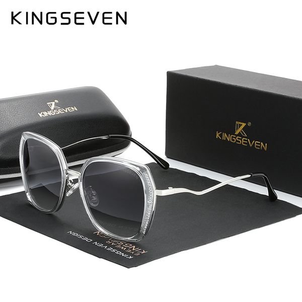 genuine kingseven women's glasses luxury brand design sunglasses gradient polarized lens sun glasses butterfly feminino 220511, White;black
genuine kingseven women's glasses luxury brand design sunglasses gradient polarized lens sun glasses butterfly feminino 220511, White;black