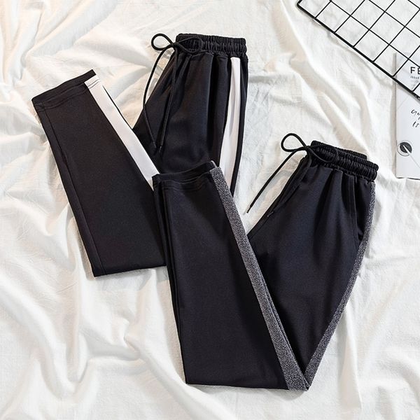striped pant harem casual high waist plus size pantalon femme sweatpants female trousers 100kg y200418, Black;white
striped pant harem casual high waist plus size pantalon femme sweatpants female trousers 100kg y200418, Black;white