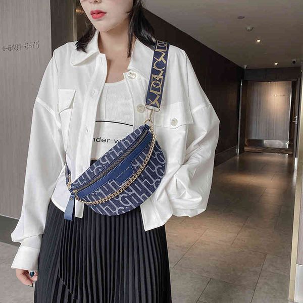 new bag denim printed canvas waist wide shoulder belt messenger women's personalized chain purses_1g0c
new bag denim printed canvas waist wide shoulder belt messenger women's personalized chain purses_1g0c