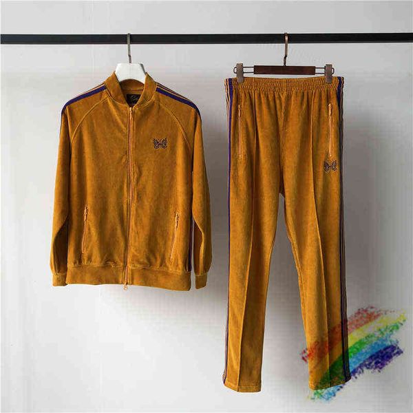 needle yellow velvet jackets men women butterfly embroidery needles awge jackets t220721, Gray
needle yellow velvet jackets men women butterfly embroidery needles awge jackets t220721, Gray