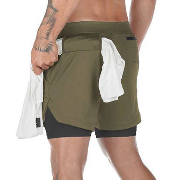 men's shorts fitness training sports pants running exercise breathable quick-drying double-layer jogging summer fashion new, White;black
men's shorts fitness training sports pants running exercise breathable quick-drying double-layer jogging summer fashion new, White;black