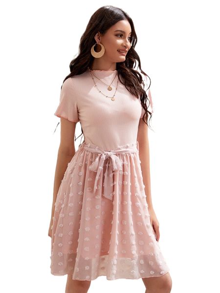 swiss dot r.ib-knit a-line d.ress i9e9#, Black;gray
swiss dot r.ib-knit a-line d.ress i9e9#, Black;gray