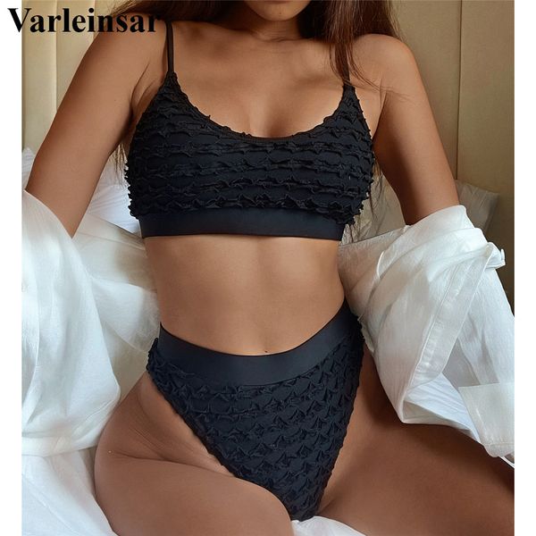 new wrinkled high waist bikini female swimsuit women swimwear two-pieces bikini set high cut bather bathing suit swim lady v3277, White;black
new wrinkled high waist bikini female swimsuit women swimwear two-pieces bikini set high cut bather bathing suit swim lady v3277, White;black