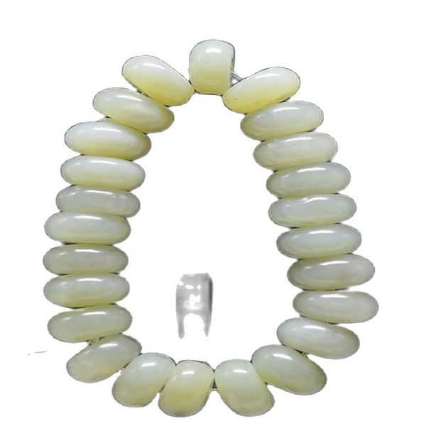 china exquisite natural hetian jade hand woven beautiful beads bracelet elastic force bracelet, Silver
china exquisite natural hetian jade hand woven beautiful beads bracelet elastic force bracelet, Silver
