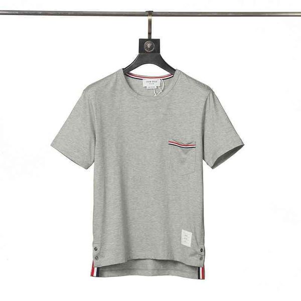 summer men's t-shirt t22b short-sleeved korean casual red white and blue round neck top, White;black
summer men's t-shirt t22b short-sleeved korean casual red white and blue round neck top, White;black