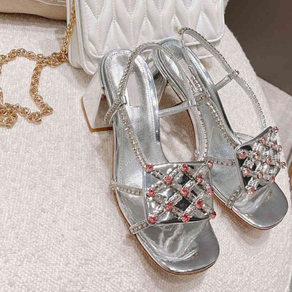 sandals women autumn fashion thick heel square buckle high-heeled sandals silver shoes, Black
sandals women autumn fashion thick heel square buckle high-heeled sandals silver shoes, Black