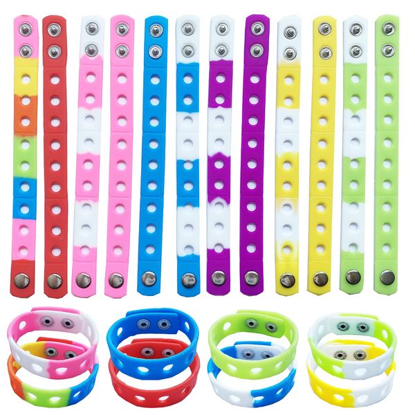slap snap bracelets sile wristbands adjustable cute kids for boys and girls swimming identify shoes charms birthday presents 12 colors amdiw, Silver
slap snap bracelets sile wristbands adjustable cute kids for boys and girls swimming identify shoes charms birthday presents 12 colors amdiw, Silver
