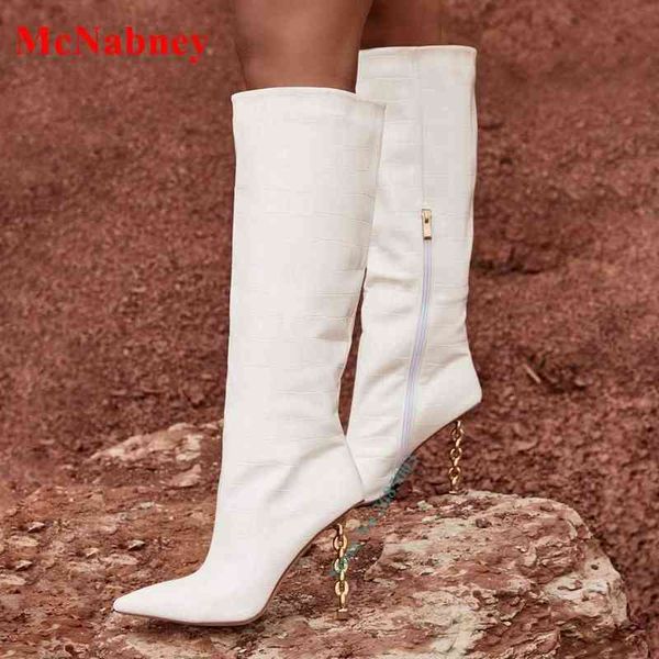 stone pattern solid knee high boot pointed toe strange high heel side zipper female boots shoe autume winter party dress newborn 220514, Black
stone pattern solid knee high boot pointed toe strange high heel side zipper female boots shoe autume winter party dress newborn 220514, Black