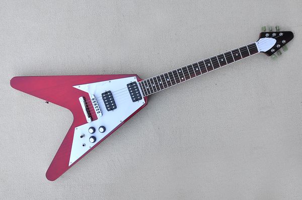 factory flying v shape red electric guitar with mahogany body and neck,chrome hardware,rosewood fingerboard, can be customized
factory flying v shape red electric guitar with mahogany body and neck,chrome hardware,rosewood fingerboard, can be customized