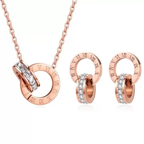 luxury elegant love numeral crystal necklace set roman numerals earrings for women fashion stainless steel pendant trend designer 225d, Silver
luxury elegant love numeral crystal necklace set roman numerals earrings for women fashion stainless steel pendant trend designer 225d, Silver