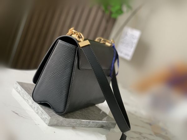 black twist bag mm women crossbody genuine epi leather handbags with lock and flower chain handle m59402 designer gold hardware shoulder bag
black twist bag mm women crossbody genuine epi leather handbags with lock and flower chain handle m59402 designer gold hardware shoulder bag