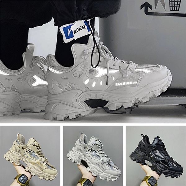 luxury mens sneakers breathable damping sports shoes women casual shoes thick sole running walking shoes trainers sport sneakers 220513, Black
luxury mens sneakers breathable damping sports shoes women casual shoes thick sole running walking shoes trainers sport sneakers 220513, Black