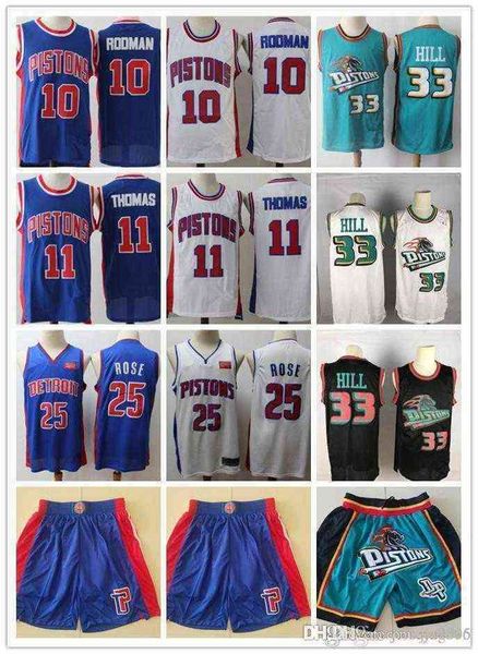 mens throwback grant 33 hill isiah 11 thomas dennis 10 rodman blue white basketball shorts basketball jerseys, Black;red
mens throwback grant 33 hill isiah 11 thomas dennis 10 rodman blue white basketball shorts basketball jerseys, Black;red